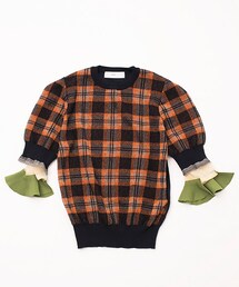 TOGA PULLA（トーガ プルラ）の「チェックニットトップス（）」 - WEAR