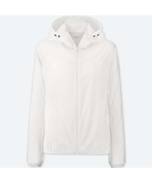 UNIQLO（ユニクロ）の「ポケッタブルパーカ（その他アウター・レディース・NAVY 69/LIGHT GRAY 02/OFF WHITE 01/BLACK 09/PINK 12・3XL/L/XS/S/M/XL/XXL）」の2枚目の写真