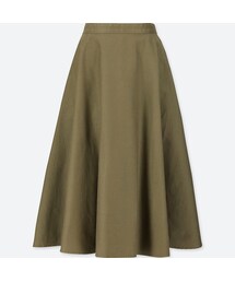 UNIQLO | コットンサーキュラースカート（ハイウエスト・丈標準74～77cm）(スカート)