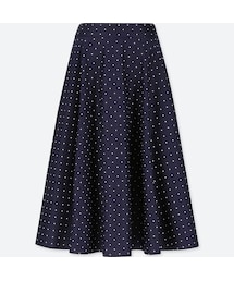UNIQLO | サーキュラースカート（ハイウエスト・ドット・丈短め65～69cm）＋EC(スカート)