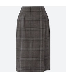UNIQLO | チェックナロースカート（ハイウエスト・丈短め64～67cm）＋EC(スカート)