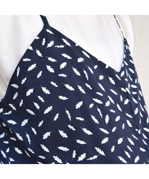 no brand（ノーブランド）の「【 MORE SALE 】フェザープリントロンパース（ワンピース・レディース・その他）」の13枚目の写真