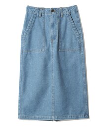 GRL | デニムベイカースカート(デニムスカート)