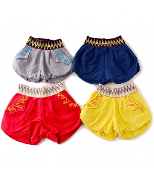 Boofoowoo ブーフーウー の キッズサイズバルーンショートパンツ ジャガード刺繍 その他 Wear Boofoowoo ブーフーウー の キッズサイズバルーンショートパンツ ジャガード刺繍 その他 Wear