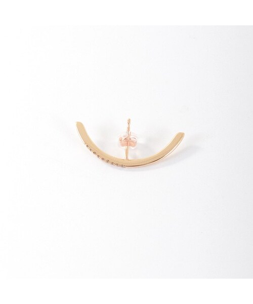 HIROTAKA（ヒロタカ）の「HIROTAKA Bow ダイヤモンドピアス（）」 - WEAR