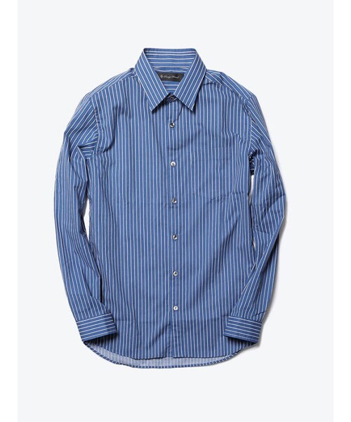 LOUNGE LIZARD（ラウンジリザード）の「COTTON×SILK ストライプ