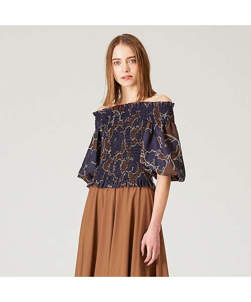 EPOCA（エポカ）の「オーキッドプリント ブラウス（）」 - WEAR