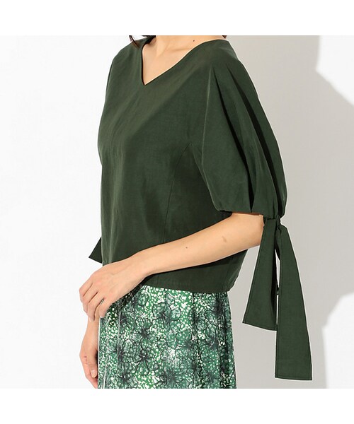 EPOCA（エポカ）の「【ファブリカ】袖リボンブラウス（）」 - WEAR