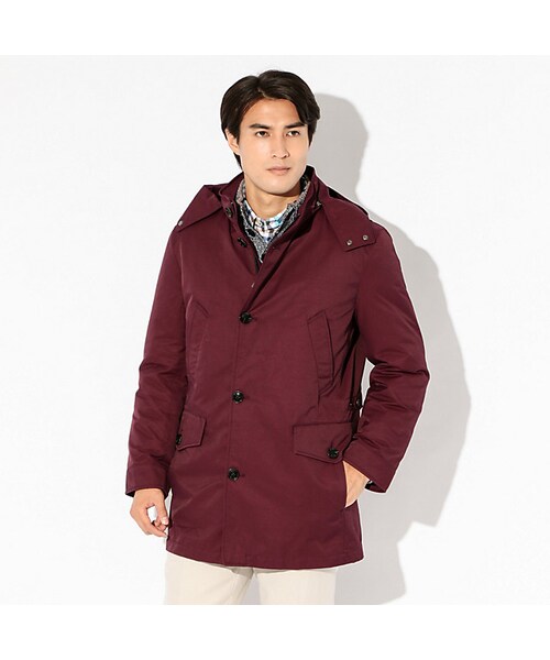 THE SCOTCH HOUSE(スコッチハウス)の「ゴアテックス(R)ハイランダーコート(ジャケット/アウター・レディース・レッド/ネイビー・S/M/L/LL)」の5枚目の写真