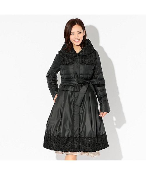 TO BE CHIC（トゥー ビー シック）の「【L】レースコンビダウンコート 