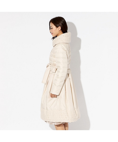 TO BE CHIC（トゥー ビー シック）の「【L】レースコンビダウンコート 