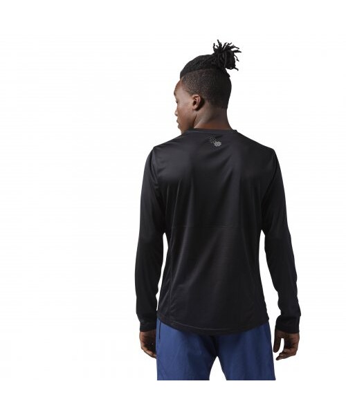 Reebok（リーボック）の「ランニング ロング Tシャツ（その他・アシッド ブルー S18/ブラック/ミディアムグレーS09）」の11枚目の写真