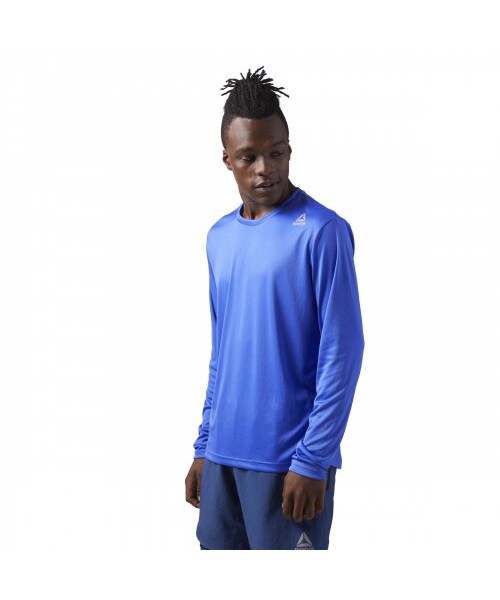 Reebok（リーボック）の「ランニング ロング Tシャツ（その他・アシッド ブルー S18/ブラック/ミディアムグレーS09）」の2枚目の写真