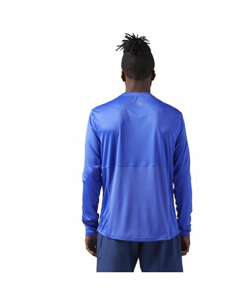 Reebok（リーボック）の「ランニング ロング Tシャツ（その他・アシッド ブルー S18/ブラック/ミディアムグレーS09）」の3枚目の写真