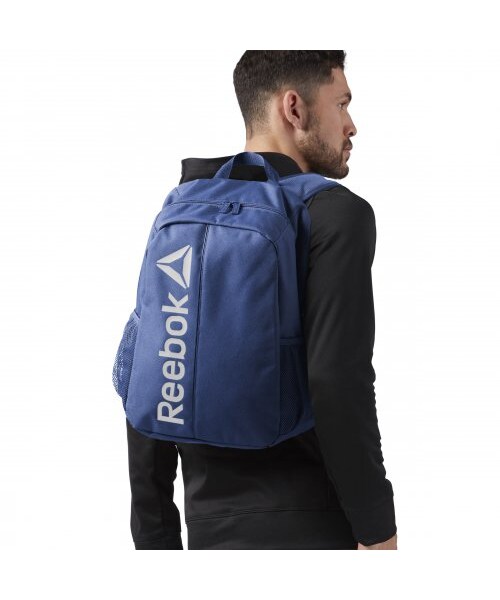 Reebok（リーボック）の「アクティブバックパック（バッグ・ブラック/ウォッシュド ブルー S18・F）」の4枚目の写真