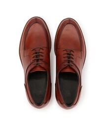 三陽山長 勘四郎 Uチップ　サイズ9 白　ホワイト　27cm　定価77.000 匠 勘三郎／TAKUMI KANZABURO】スキンステッチU