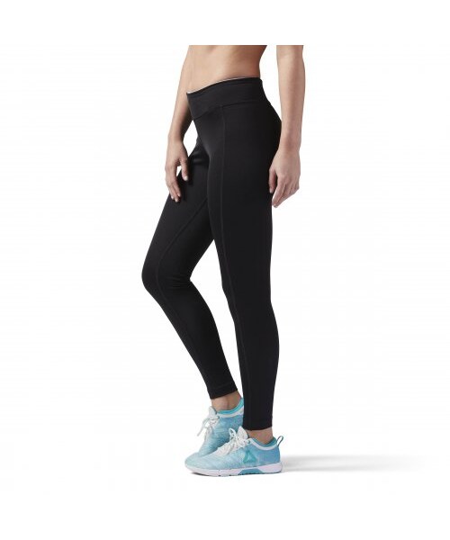 Reebok(リーボック)の「US CORE LEGGING S(パンツ・ブラック/MGH ソリッドグレー)」の2枚目の写真
