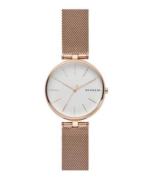 SKAGEN(スカーゲン)の「Skagen Signatur Mesh Strap Watch, 36mm(アナログ腕時計・レディース・Metallic・One Size)」の1枚目の写真