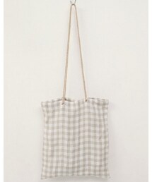 Dailyabout | チェック柄リネントートバッグ(トートバッグ)