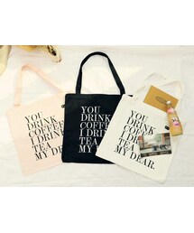 HOTPING | 3Colors英字レタリングエコバッグ(エコバッグ/サブバッグ)