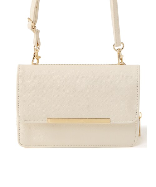 GRL（グレイル）の「ウォレット付き2wayショルダーバッグ（ショルダーバッグ・レディース・イエロー/ブラック/ホワイト/レッド/ゴールド・F）」の2枚目の写真