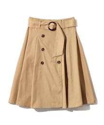 GRL | ベルト付きトレンチ風ミディースカート(スカート)
