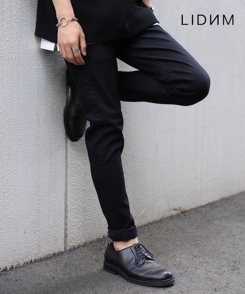 LIDNM(リドム)の「iSKOウォーターリペレントスキニー【ブラック】(デニムパンツ・メンズ・ブラック・27.29.31)」の1枚目の写真