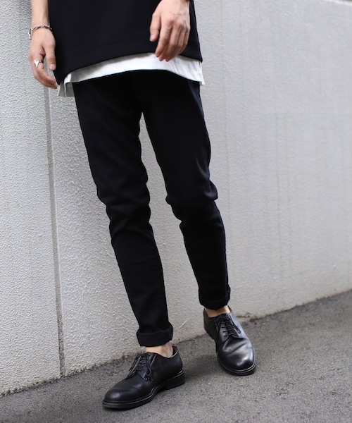 LIDNM(リドム)の「iSKOウォーターリペレントスキニー【ブラック】(デニムパンツ・メンズ・ブラック・27.29.31)」の3枚目の写真