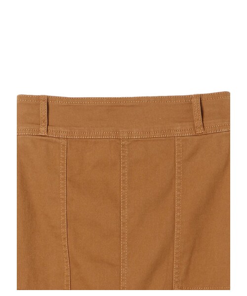 E hyphen world gallery(イーハイフンワールドギャラリー)の「・カラーベイカーポケットスカート(スカート・ベージュ/キャメル/カーキ/ネイビー・F)」の4枚目の写真