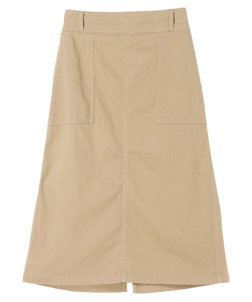 E hyphen world gallery(イーハイフンワールドギャラリー)の「・カラーベイカーポケットスカート(スカート・ベージュ/キャメル/カーキ/ネイビー・F)」の7枚目の写真
