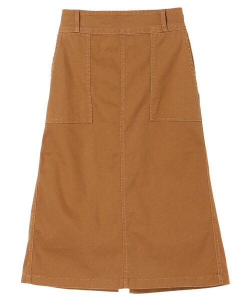 E hyphen world gallery(イーハイフンワールドギャラリー)の「・カラーベイカーポケットスカート(スカート・ベージュ/キャメル/カーキ/ネイビー・F)」の8枚目の写真