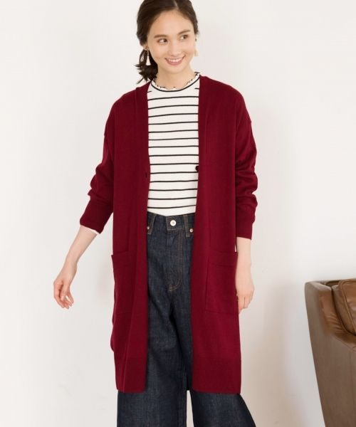 GLOBAL WORK（グローバルワーク）の「14ゲージコットンカシミヤロング