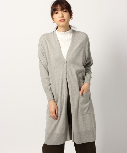 GLOBAL WORK（グローバルワーク）の「14ゲージコットンカシミヤロング