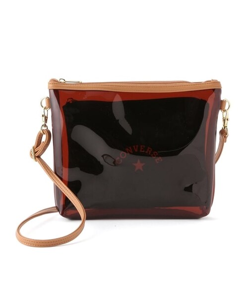 VIS（ビス）の「【CONVERSE×ViS】サコッシュ（バッグ・レディース・ホワイト系/ダークブラウン・F）」の2枚目の写真