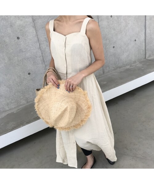 copine（コピン）の「ワッシャークロス前ボタンロングワンピース(4color)【クリックポスト対象商品】（ワンピース・レディース・その他）」の10枚目の写真