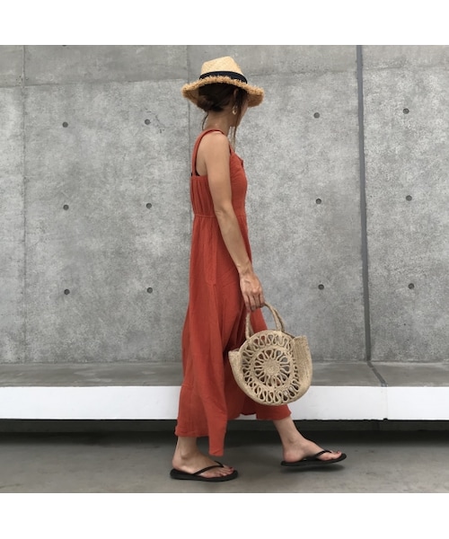 copine（コピン）の「ワッシャークロス前ボタンロングワンピース(4color)【クリックポスト対象商品】（ワンピース・レディース・その他）」の14枚目の写真