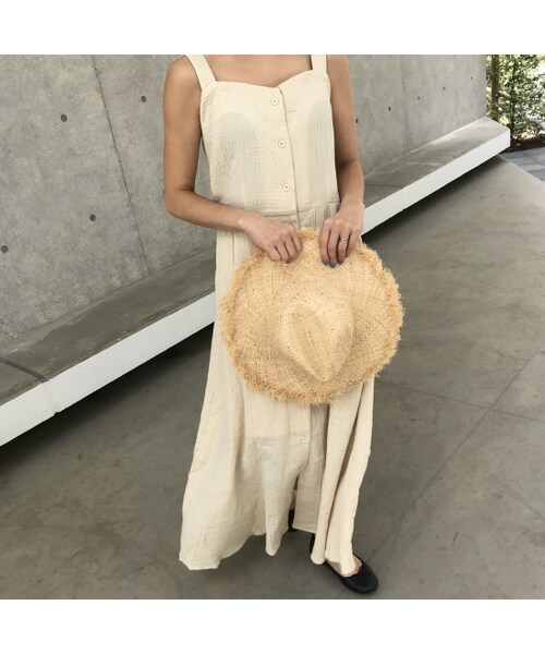 copine（コピン）の「ワッシャークロス前ボタンロングワンピース(4color)【クリックポスト対象商品】（ワンピース・レディース・その他）」の9枚目の写真