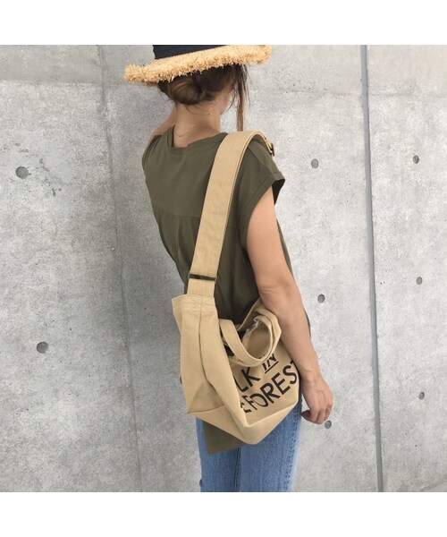 copine（コピン）の「ロゴキャンバスショルダーバッグ(4color)【クリックポスト対象商品】（ショルダーバッグ・レディース・その他）」の9枚目の写真