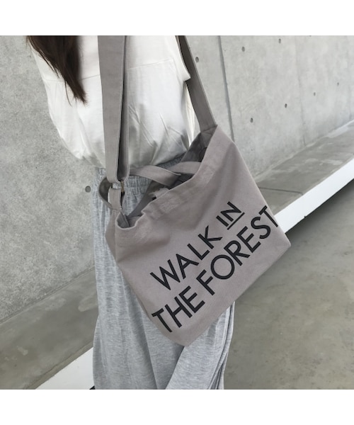 copine（コピン）の「ロゴキャンバスショルダーバッグ(4color)【クリックポスト対象商品】（ショルダーバッグ・レディース・その他）」の8枚目の写真