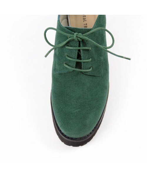 ORiental TRaffic（オリエンタルトラフィック）の「厚底レースアップシューズ（シューズ・レディース・ブラック/キャメル/グリーン・SS/S/M/L/LL/3L）」の7枚目の写真