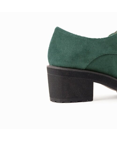 ORiental TRaffic（オリエンタルトラフィック）の「厚底レースアップシューズ（シューズ・レディース・ブラック/キャメル/グリーン・SS/S/M/L/LL/3L）」の8枚目の写真