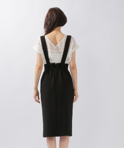 laboratory work（ラボラトリーワーク）の「サス付きタイトスカート（スカート・ブラック/ベージュ/ブラウン）」の12枚目の写真