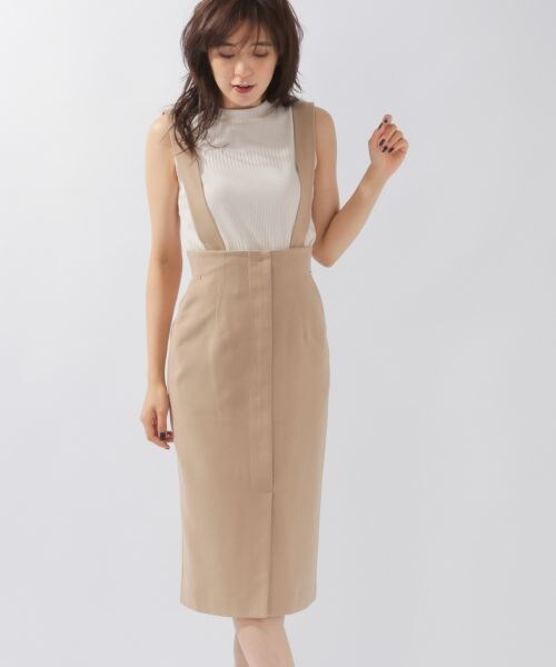 laboratory work（ラボラトリーワーク）の「サス付きタイトスカート（スカート・ブラック/ベージュ/ブラウン）」の6枚目の写真