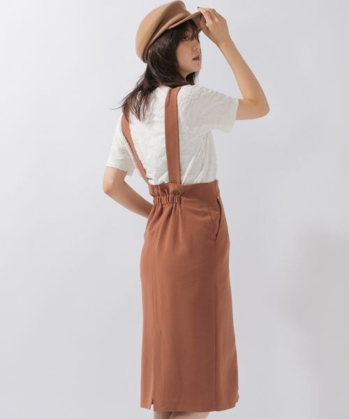 laboratory work（ラボラトリーワーク）の「サス付きタイトスカート（スカート・ブラック/ベージュ/ブラウン）」の5枚目の写真