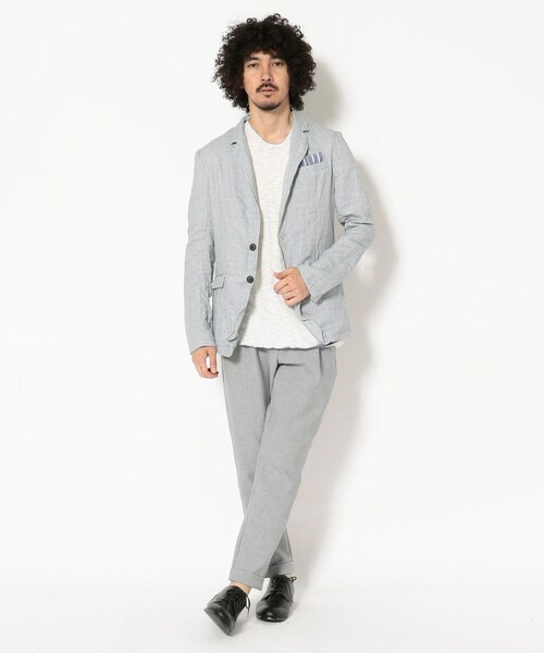 ARMURE（アルミュール）の「ARMURE/アルミュール/stretch tapered tuck pants（パンツ・メンズ・L/GREY・2/3/4）」の9枚目の写真