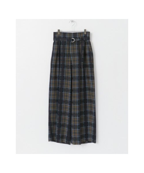 URBAN RESEARCH ROSSO WOMEN（アーバンリサーチ　ロッソ）の「【予約】チェックパンツ（パンツ・レディース・NAVY/MUSTARD・36/38）」の14枚目の写真