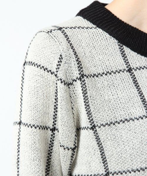 A part by（アパートバイ）の「７ＧＡＣプルオーバー&スカートセットアップ（ワンピース/ドレス・レディース・オフホワイト/ブラック・フリー）」の8枚目の写真