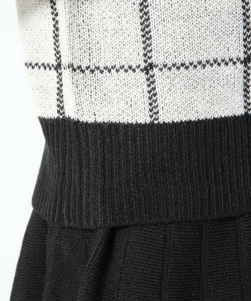 A part by（アパートバイ）の「７ＧＡＣプルオーバー&スカートセットアップ（ワンピース/ドレス・レディース・オフホワイト/ブラック・フリー）」の11枚目の写真