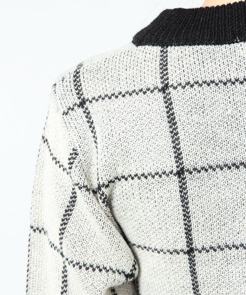 A part by（アパートバイ）の「７ＧＡＣプルオーバー&スカートセットアップ（ワンピース/ドレス・レディース・オフホワイト/ブラック・フリー）」の13枚目の写真