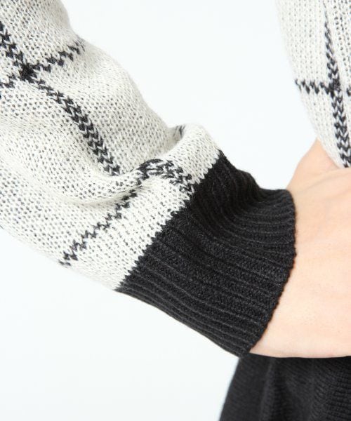 A part by（アパートバイ）の「７ＧＡＣプルオーバー&スカートセットアップ（ワンピース/ドレス・レディース・オフホワイト/ブラック・フリー）」の10枚目の写真